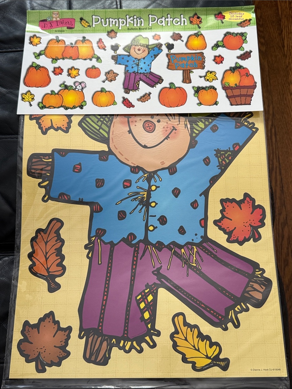 DJ Inkers Pumpkin Patch and Sea Life Bulletin board set NWT